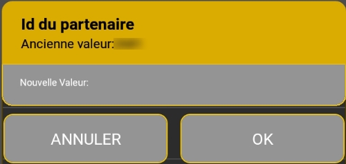 ID partenaire