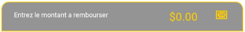 Champ Montant à rembourser