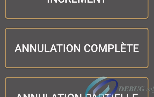 Complete cancel on transaction page