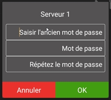 Change waiter password