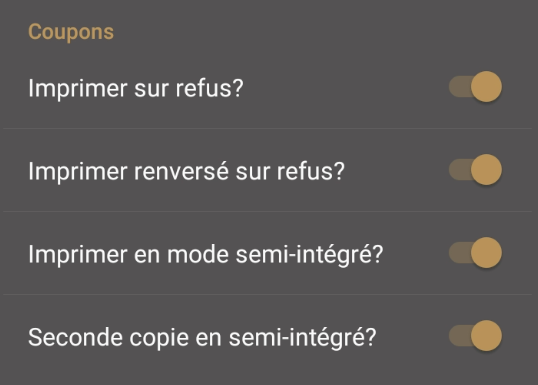 Additional printer options
