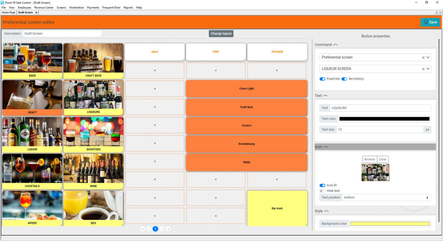 Advanced Pref Screen Setup