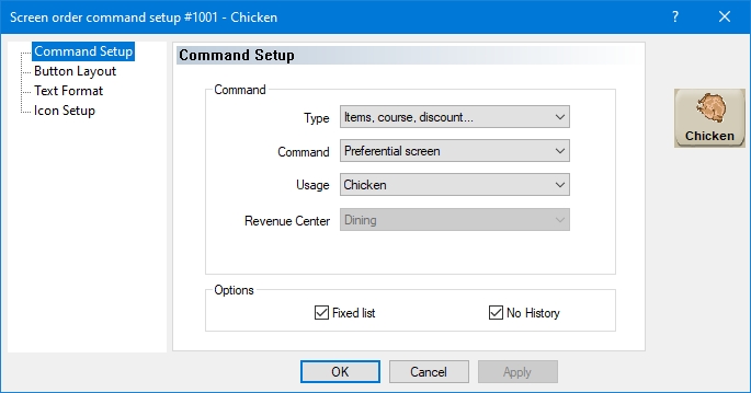 Legacy Button Properties