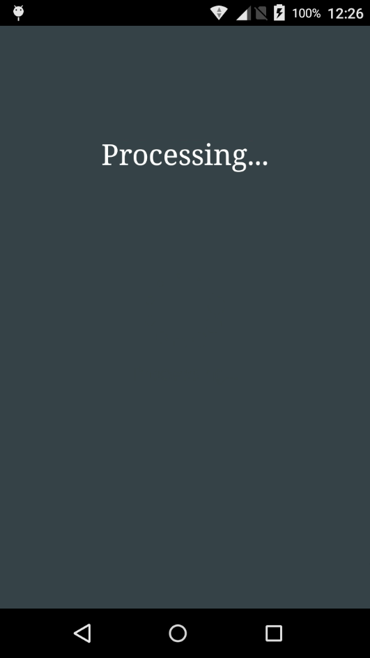 Terminal Processing