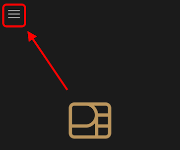 Bouton de menu