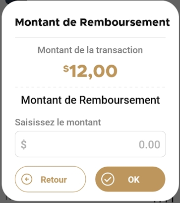 Montant de remboursement