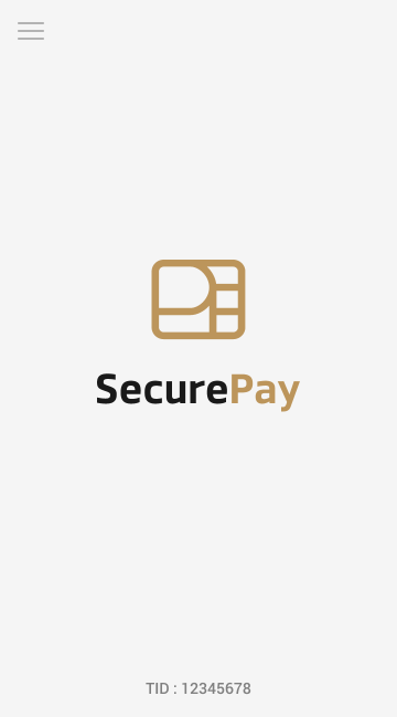 Screenshot - Home screen SecurePay