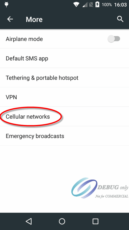 Capture d'écran Android - Paramètres - Plus