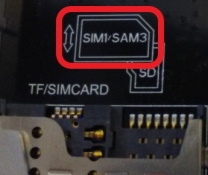 A920 SIM card location