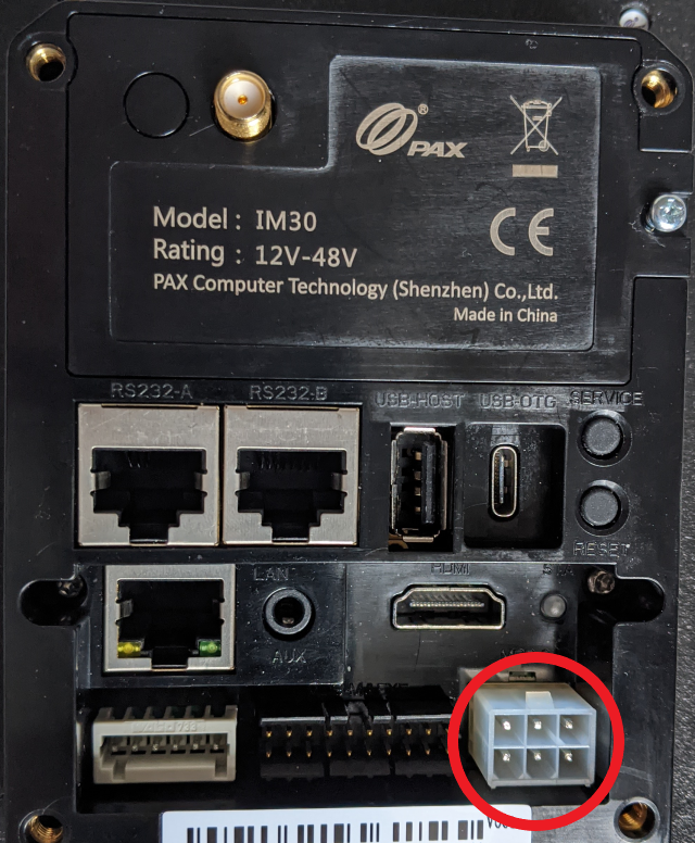 IM30 power connector