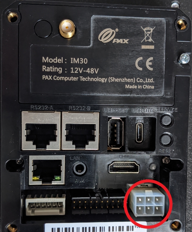 IM30 power connector