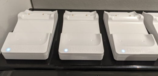 A920 multi-terminal charger charger LEDs