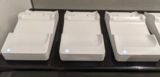 A920 multi-terminal charger charger LEDs