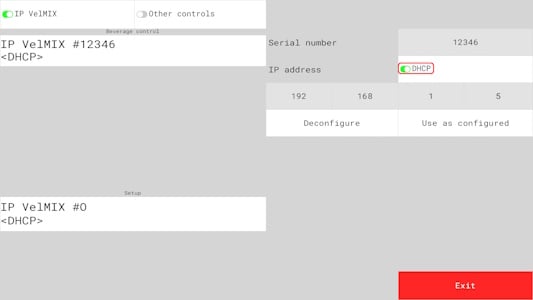 DHCP mode