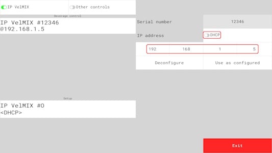 Static IP mode