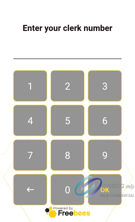 Clerk identification page