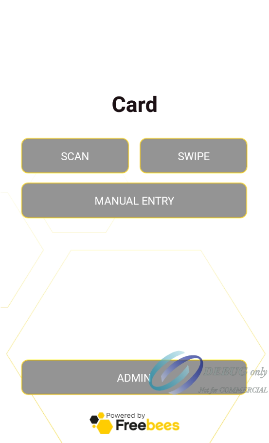 Main transactions page