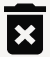 Delete waiter icon