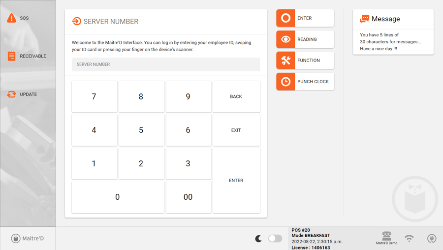 Advanced POS User Interface