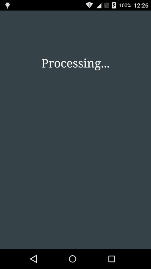 Terminal Processing
