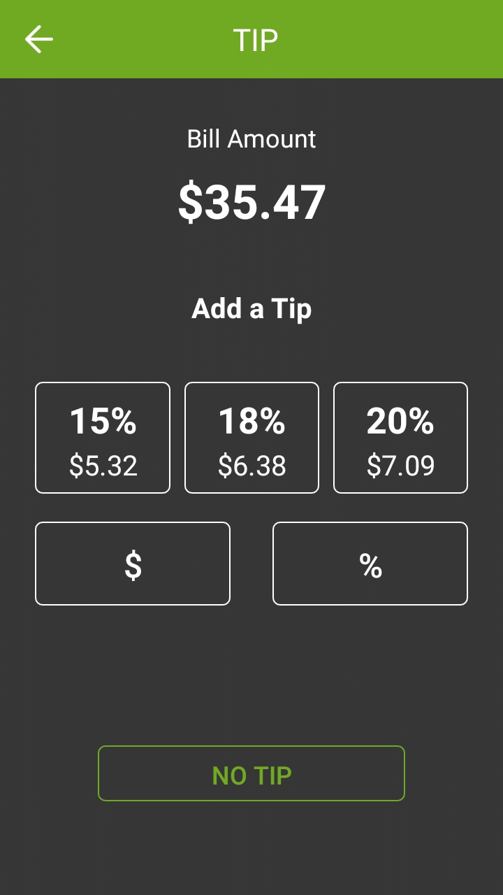 Screenshot Medium tip preset text size