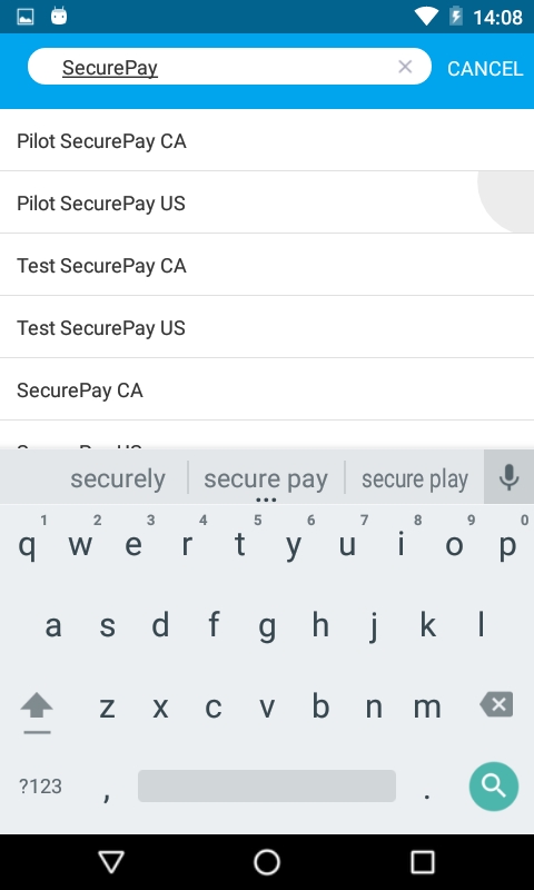 Screenshot - PAX Store Search