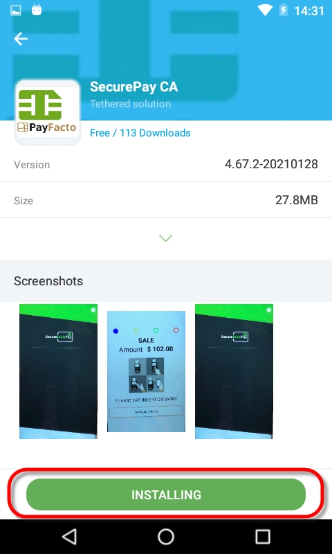 Screenshot - PAX Store Install 4