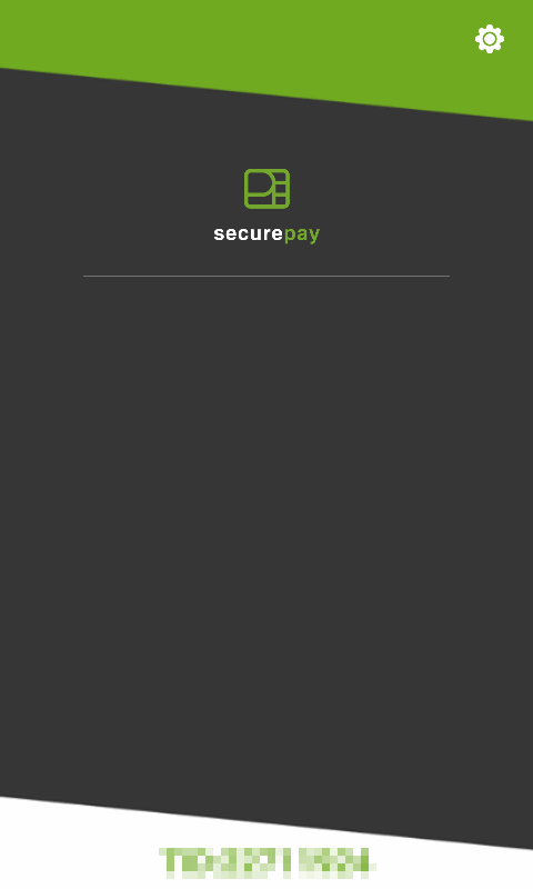 Screenshot - ScurePay Home Screen