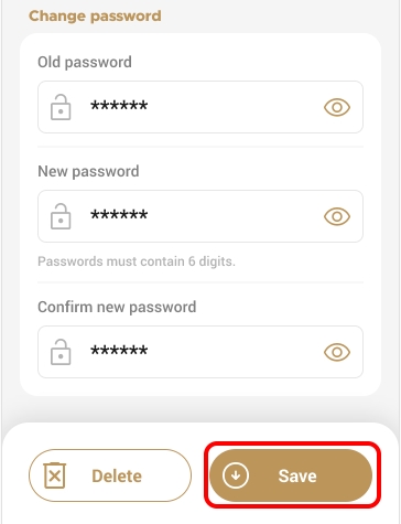 Change clerk password
