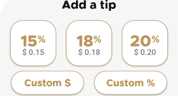 Tip preset normal text size
