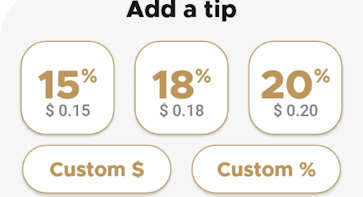 Tip preset large text size