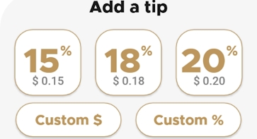 Tip preset very large text size