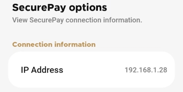 SecurePay connection information