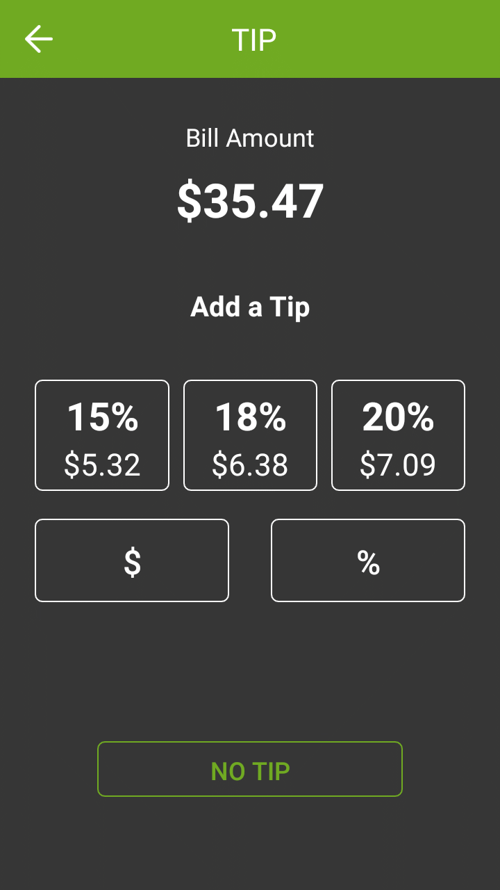 Screenshot Large tip preset text size