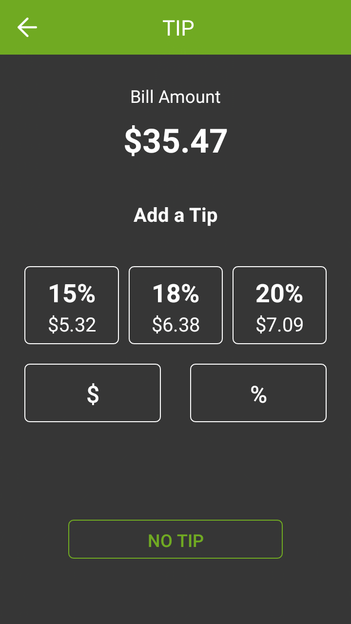 Screenshot Medium tip preset text size