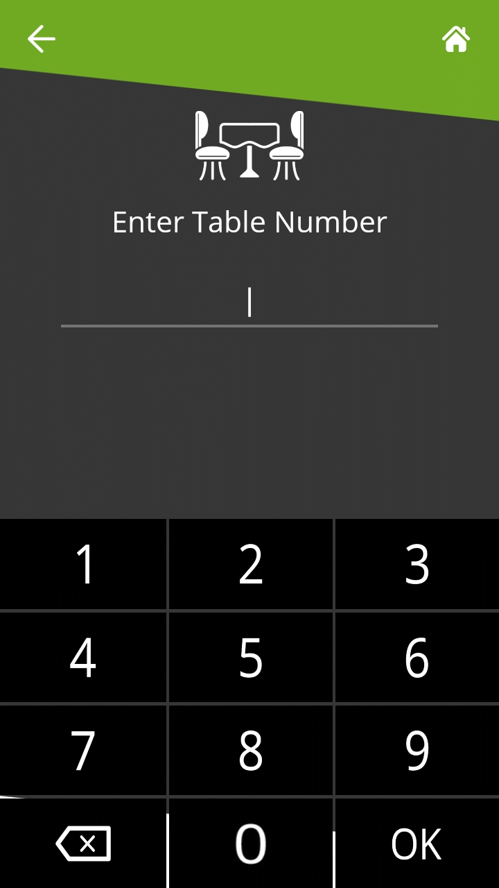 Table number prompt