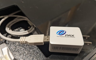 A920 multi-terminal charger connect AC adapter