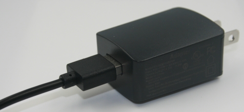 A35 AC power adapter connection