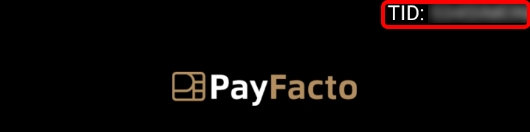 Terminal ID confirmation