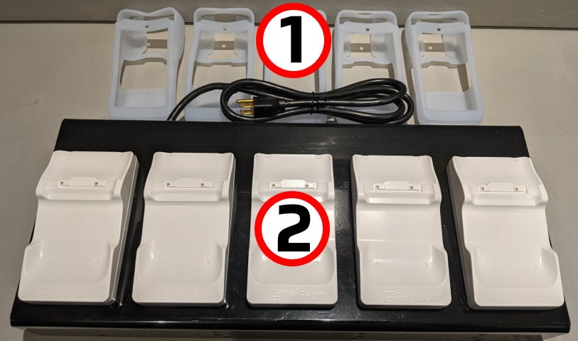 A920 multi-terminal charger box contents