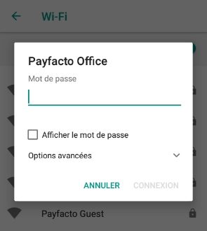 A35 wi-fi password prompt